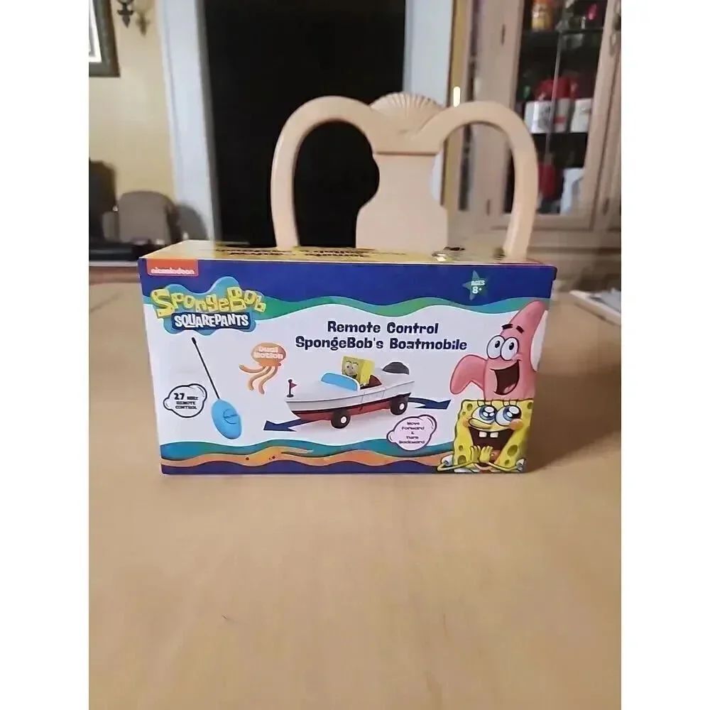 SpongeBob Squarepants Boatmobile Remote Control 27 MHz NEW In Box - Picture 2 of 5